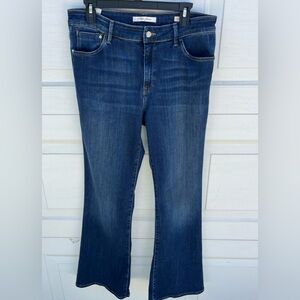 Mavi Jeans Womens Sydney High Rise Flare blue Jeans 32